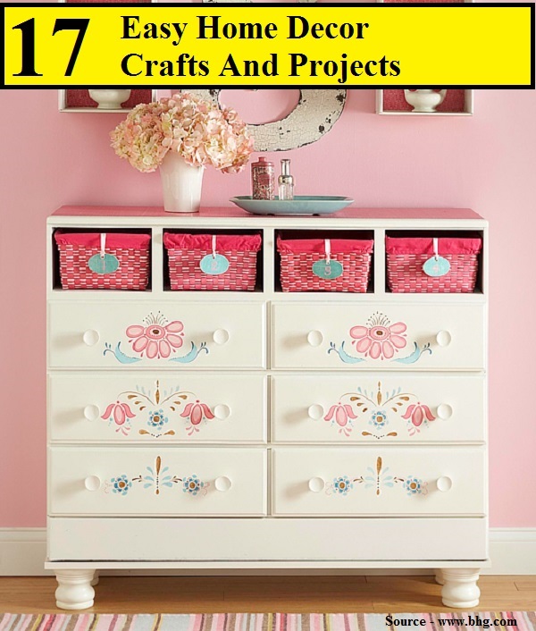 17 Easy Home Decor Crafts and Projects