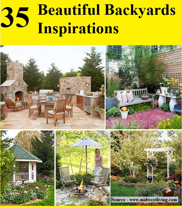35 Beautiful Backyards Inspirations