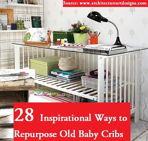 28 Inspirational Ways to Repurpose Old Baby Cribs