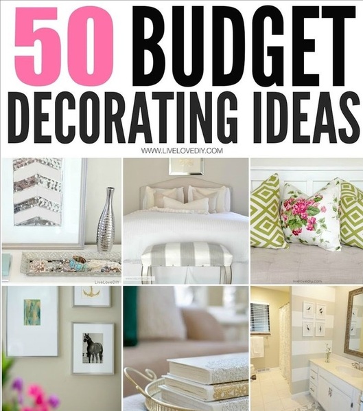 50 Budget Decorating Ideas - HOME and LIFE TIPS