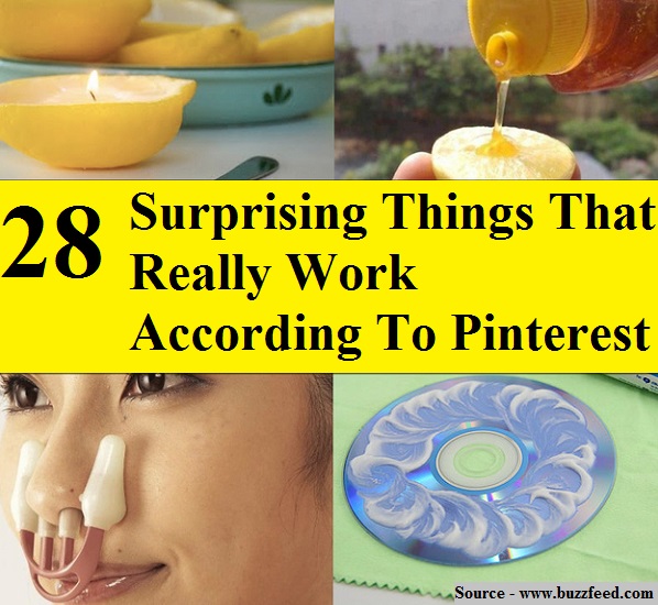 28 Surprising Things That Really Work According To Pinterest