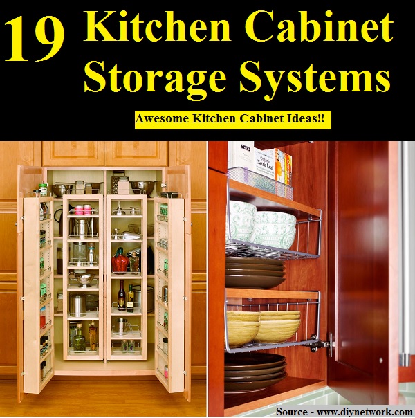 19 Kitchen Cabinet Storage Systems