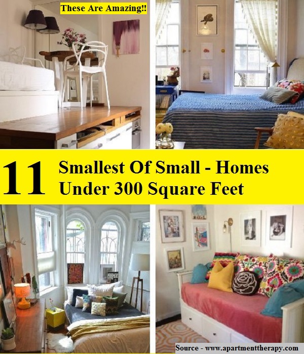 11 Smallest Of Small Homes Under 300 Square Feet