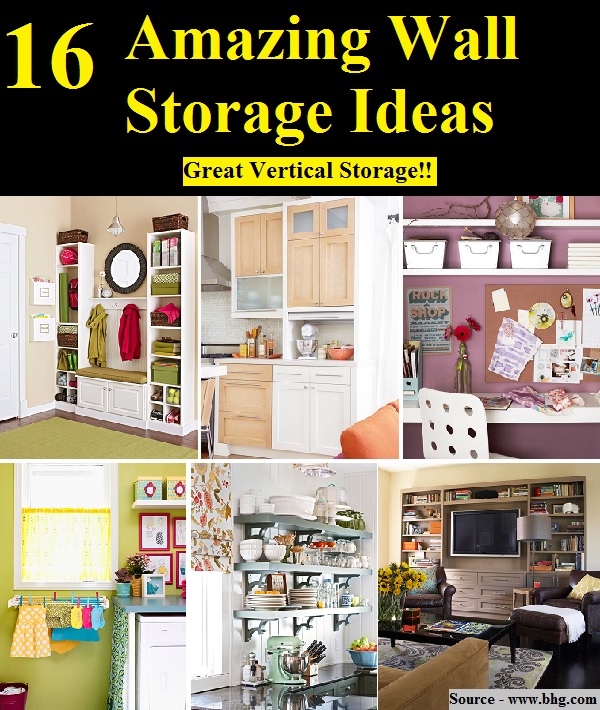 16 Amazing Wall Storage Ideas
