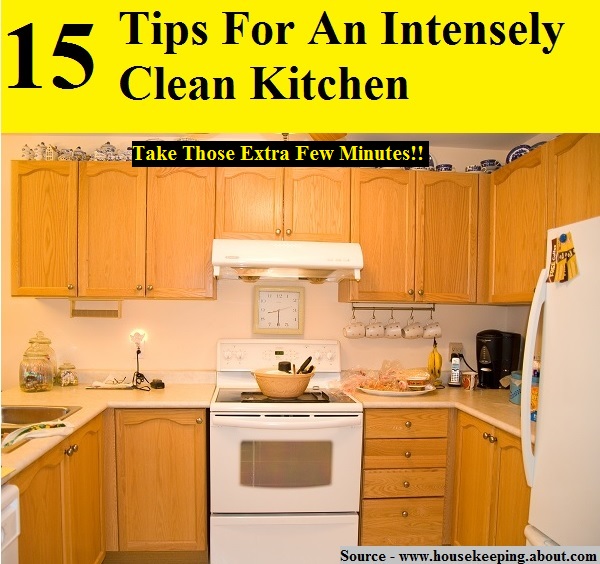 15 Tips For An Intensely Clean Kitchen