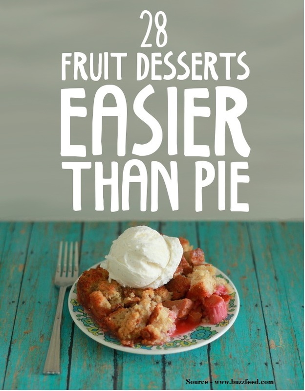 28 Delicious Fruit Desserts Easier Than Pie