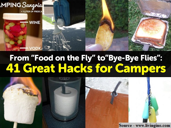 41 Great Hacks for Campers