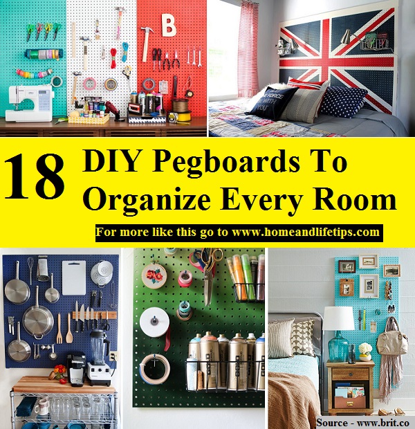 18 DIY Pegboards To Organize Every Room