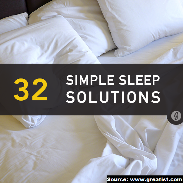 32 Simple Sleep Solutions