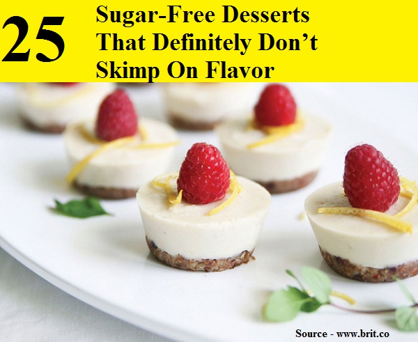 25 Sugar Free Desserts That Definitely Don’t Skimp on Flavor
