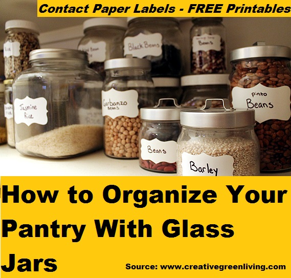 How to Organize Your Pantry With Glass Jars