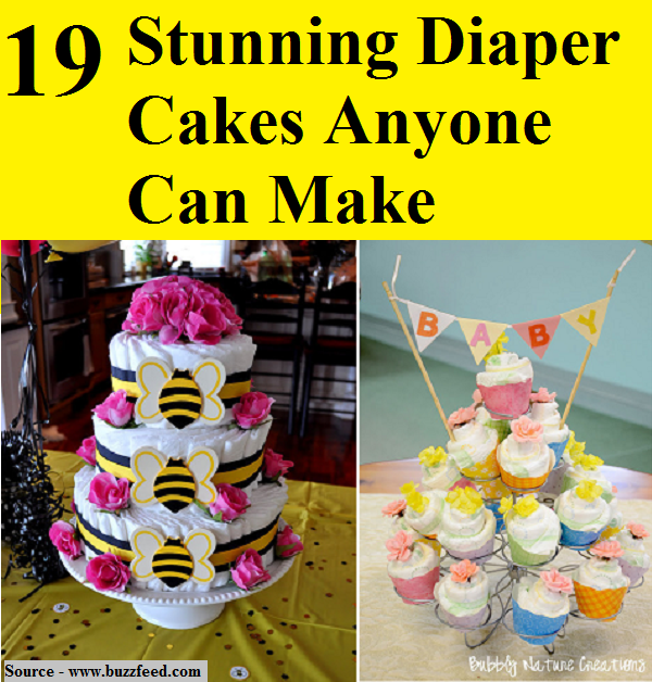 19 Stunning Diaper Cakes Anyone Can Make