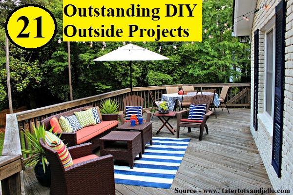 21 Outstanding DIY Outside Projects