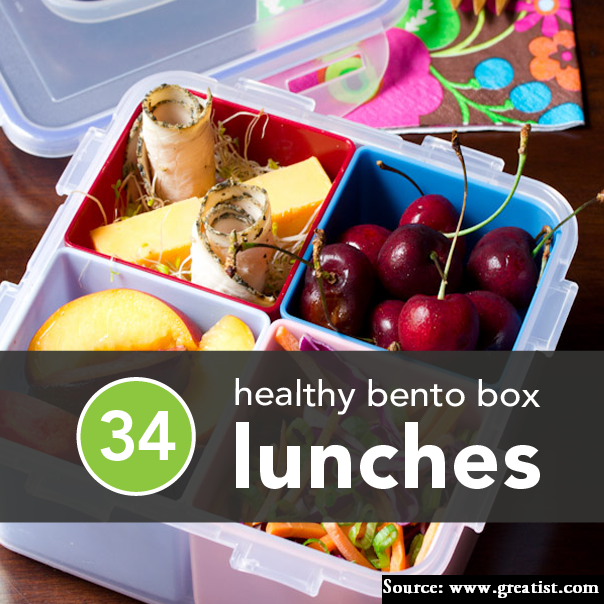 34 Healthy Bento Box Lunches