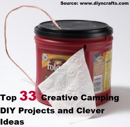 Top 33 Creative Camping DIY Project Ideas and Clever Ideas