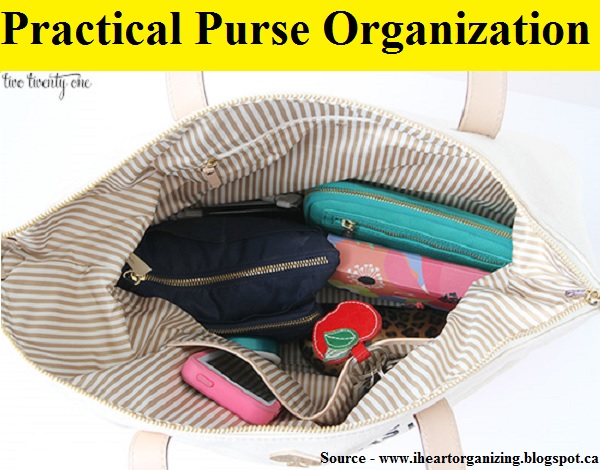 Practical Purse Organization