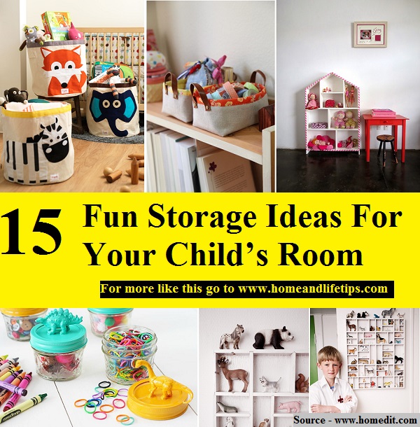 15 Fun Storage Ideas For Your Child’s Room