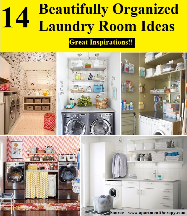 14 Beautifully Organized Laundry Room Ideas