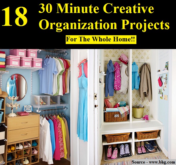 18 30 Minute Creative Organization Projects
