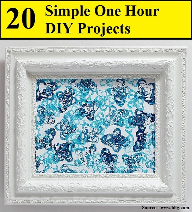 20 Simple One Hour DIY Decor Projects
