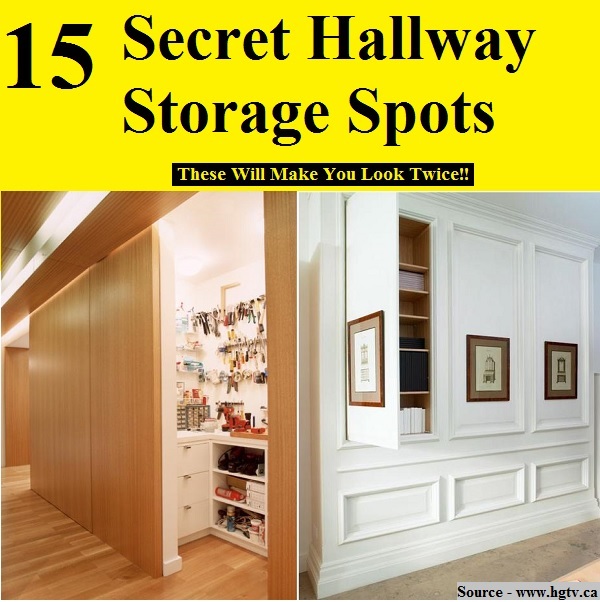 15 Secret Hallway Storage Spots