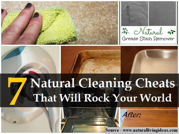 7 Natural Cleaning Cheats That Will Rock Your World