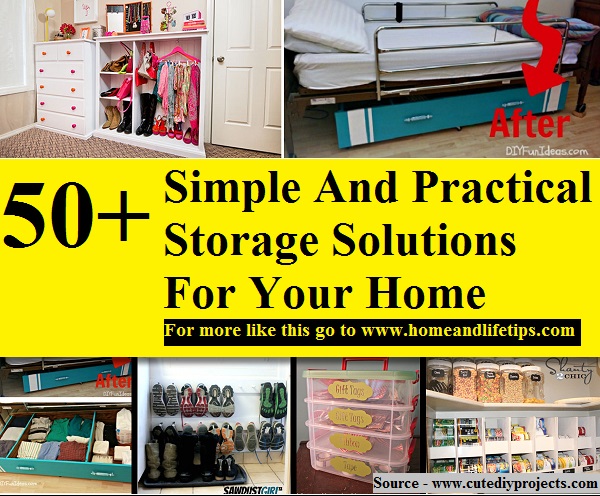 50+ Simple And Practical Storage Solutions For Your Home