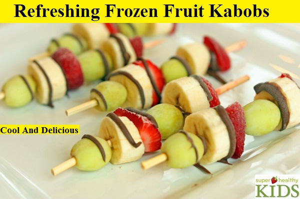 Refreshing Frozen Fruit Kabobs