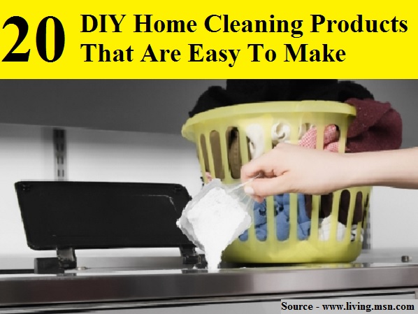 20 DIY Home Cleaning Products That Are Easy To Make