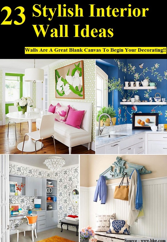23 Stylish Interior Wall Ideas