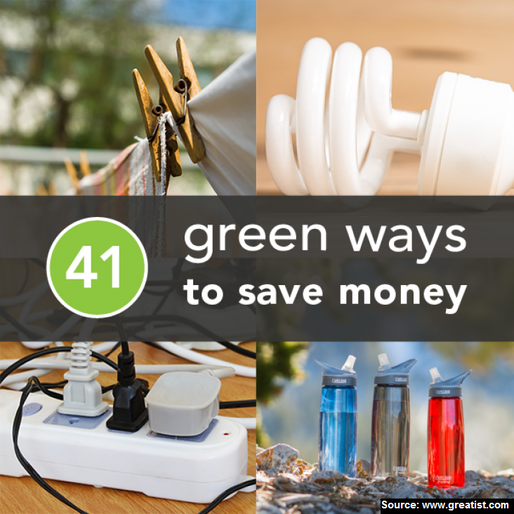 41 Green Ways to Save Money