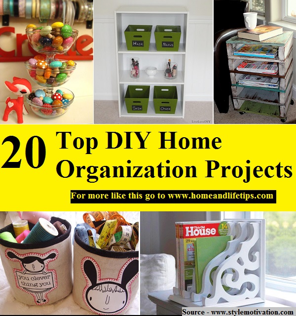 20 Top DIY Home Organization Projects