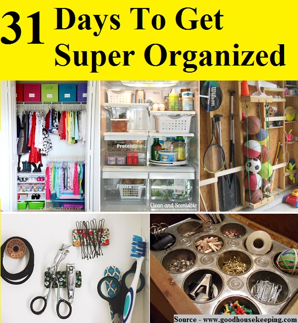 31 Days To Get Super Organized