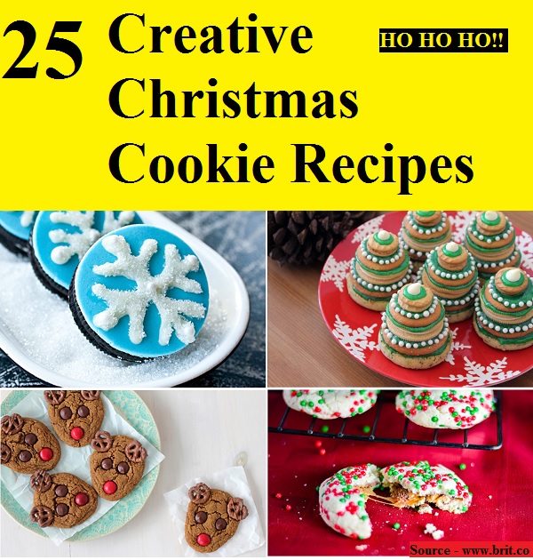 25 Creative Christmas Cookie Recipes