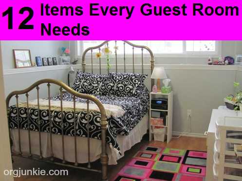 12 Items Every Guest Room Needs