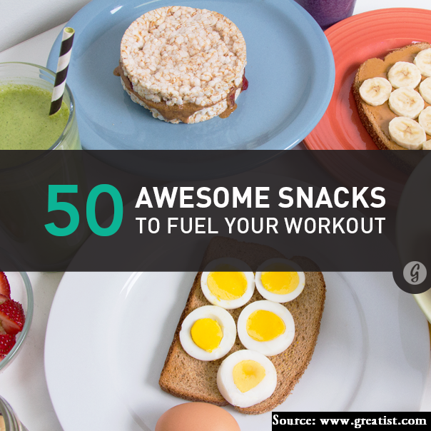 50 Awesome Snacks to Fuel Your Workout