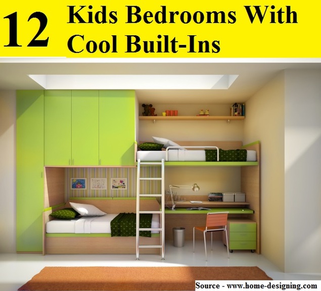 12 Kids Bedrooms With Cool Built-Ins