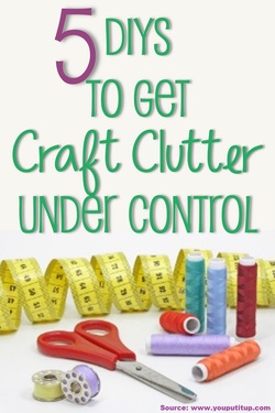 5 DIYS To Get Craft Clutter Under Control