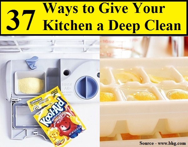 37 Ways To Give Your Kitchen A Deep Clean