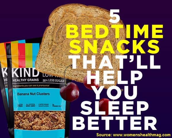 5 Bedtime Snacks That Will Help You Sleep Better