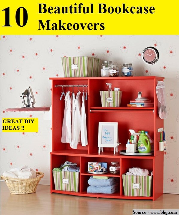 10 Beautiful Bookcase Makeovers