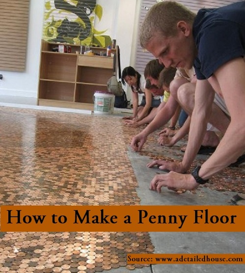 How to Make a Penny Floor